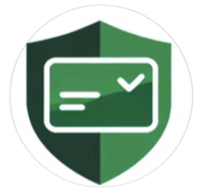 Zekko logo: green shield with a policy card and check mark